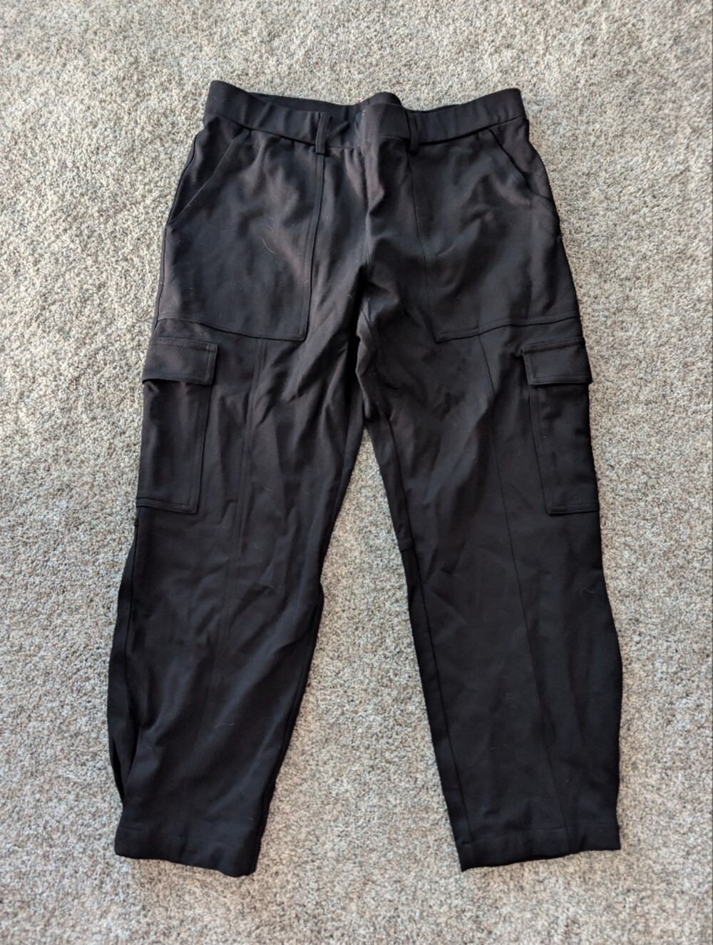 Quince NWT Black Cargo Jogger Pants Large